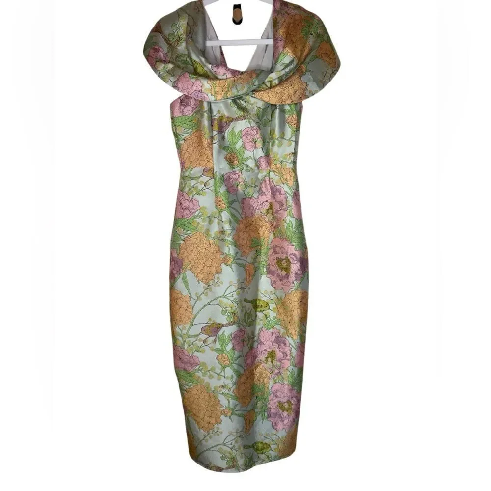 NWT Elliatt Off-Shoulder Beachcomber Sheath Dress size XS - Picture 4 of 8